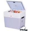 Koolatron P85 Iceless Electric Cooler Warmer 49L / 52 qt Portable Ice Chest Grey White
