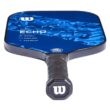 Wilson Echo Camo Pickleball Paddle, Fiberglass Composite Classic Shape - Blue