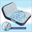 Aqua Leisure Adult Unisex Ultra-Cushioned Comfort Blue Pool Lounge Float for Two
