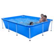 JLeisure 8.5 x 6 Ft Above Ground Pool Bundle w/ Cartridge Filter Pump