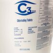 C3 3″ Stabilized Chlorine Tablets - 50 lbs for Swimming Pool and Hot Tubs