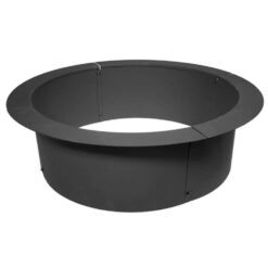 Titan Great Outdoors 33" Diameter Steel Fire Pit Liner Ring Heavy Duty DIY In-Ground Outdoor Build Your Own Bonfire Pit