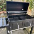 MF Studio 34'' Charcoal Grill Extra Large Portable BBQ Grill, Black
