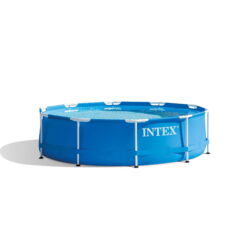 Intex 10 Ft x 30 In Above Ground Round Swimming Pool, (Pump Not Included)