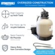 SwimLine 71405 14 in. Sand Filter Combo - 0.5 HP