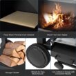 Danrelax Outdoor Pizza Oven Wood Fire with Waterproof Cover