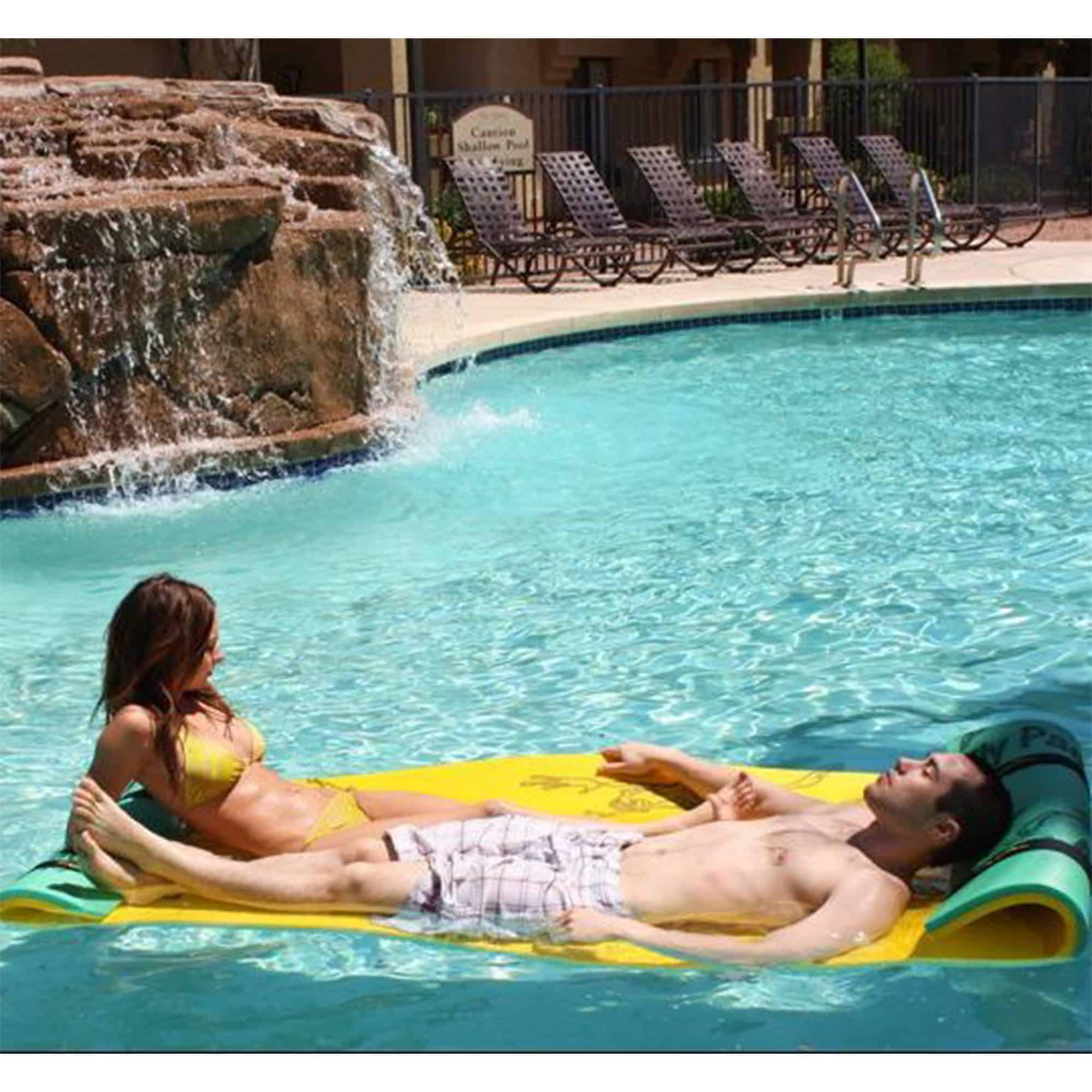 AquaLily Foam Pad Double Tadpole Floating Foam Pad 9' x 3' AquaLily Foam Pad Double Tadpole Floating Foam Pad 9' x 3'
