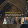 Combo: NITECORE E4K Next generation Flashlight - 4400 Lumens w/NL2150HPi and NL2150HPR Batteries +UMS2 Intelligent Charger and Eco-Sensa USB Cord