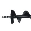 12" Auger Post Hole Digger Bits Deep Professional Fence Holes (3/4" / 0.75 inch) Shaft, Black