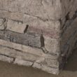 Awalua 32" Square MGO Fire Pit with Grey Top - 40,000 BTU, Natural Stone