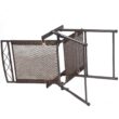 Costway Set of 4 Patio Folding Sling Chairs Steel Textilene Camping Deck Garden Pool