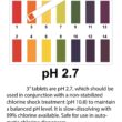 C3 3″ Stabilized Chlorine Tablets - 50 lbs for Swimming Pool and Hot Tubs
