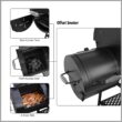 Royal Gourmet CC1830FC 30" Charcoal Grill with Offset Smoker, With Cover