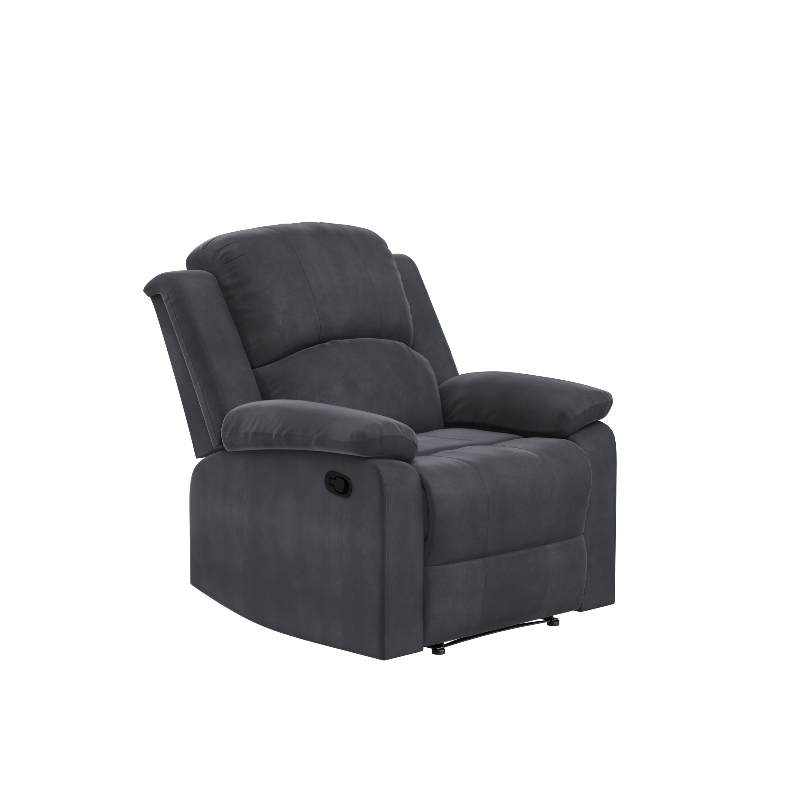 Lifestyle Solutions Reynolds Manual Standard Recliner, Slate Gray Microfiber Lifestyle Solutions Reynolds Manual Standard Recliner, Slate Gray Microfiber - Image 5