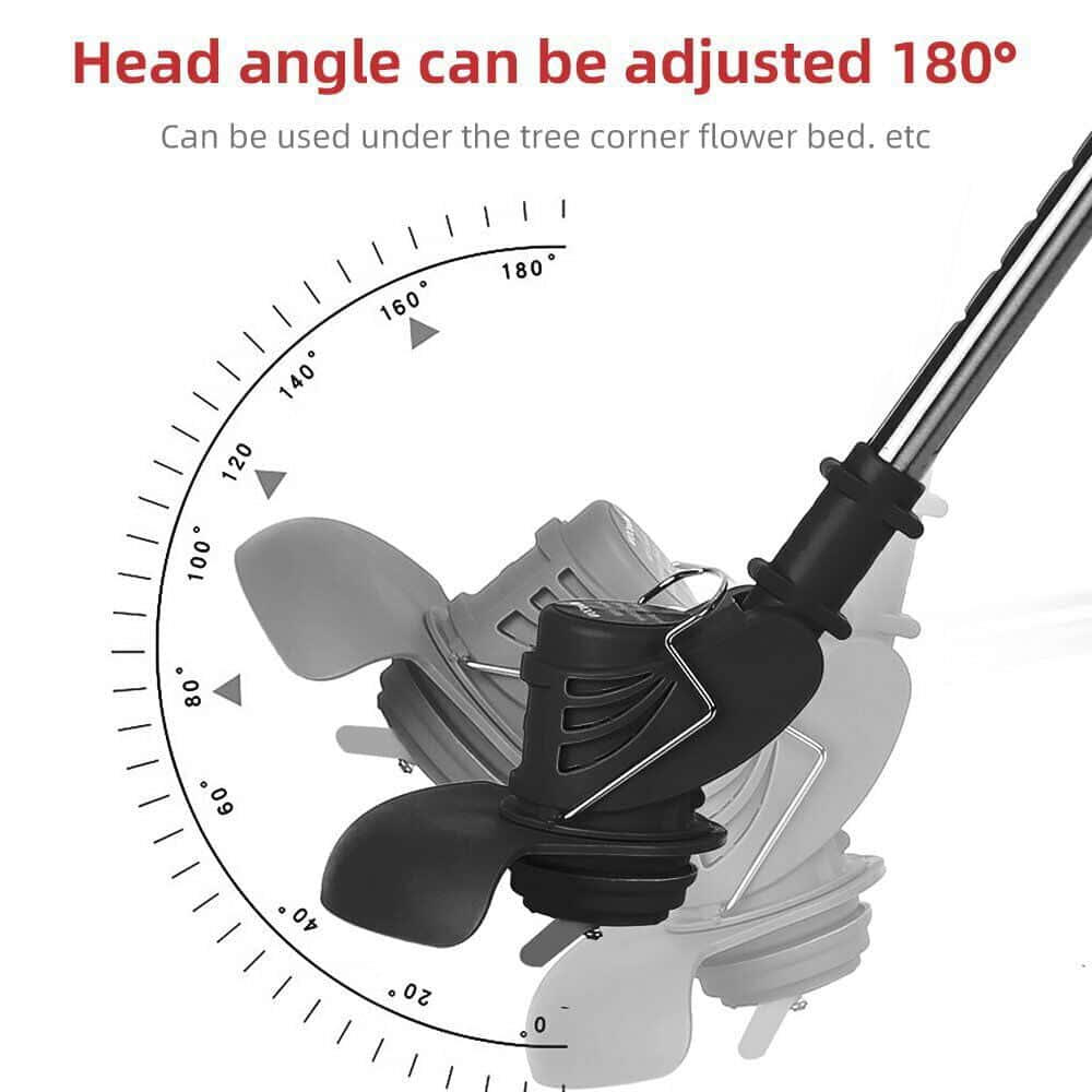Cordless Weed Wacker Brush Cutter Battery Powered Electric Weed Eater Lightweight for Home Garden Lawn Yard Bush Trimming & Pruning(2 Batteries) Cordless Weed Wacker Brush Cutter Battery Powered Electric Weed Eater Lightweight for Home Garden Lawn Yard Bush Trimming & Pruning(2 Batteries) - Image 4