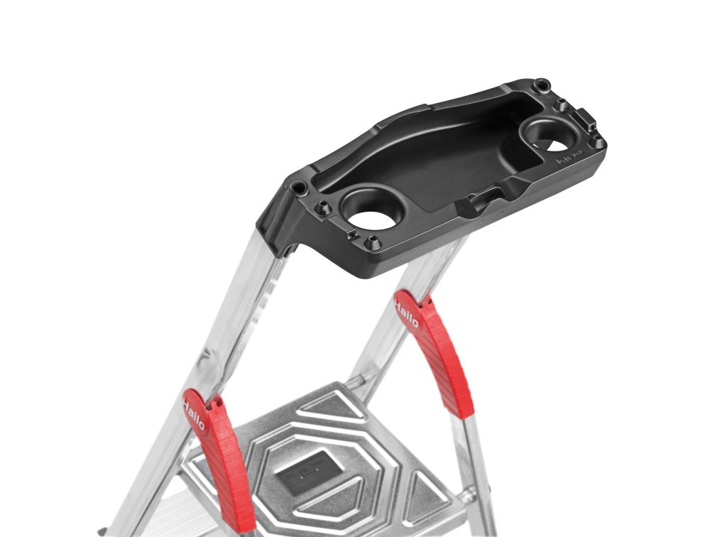 Hailo L60 Aluminum 5.28-ft Type 2- 225-lb Capacity Platform Step Ladder Hailo L60 Aluminum 5.28-ft Type 2- 225-lb Capacity Platform Step Ladder - Image 3
