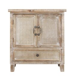 Parisloft 25-in W x 28.125-in H Wood Composite Brown with A Slight White Freestanding Utility Storage Cabinet