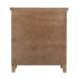 Parisloft 26.125-in W x 30.25-in H Wood Composite Brown with Whitewashed Freestanding Utility Storage Cabinet