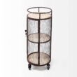Mercana Black Metal Base with Wood Top Rolling Kitchen Cart (13.3-in x 20.3-in x 31.5-in) Mercana Black Metal Base with Wood Top Rolling Kitchen Cart (13.3-in x 20.3-in x 31.5-in)
