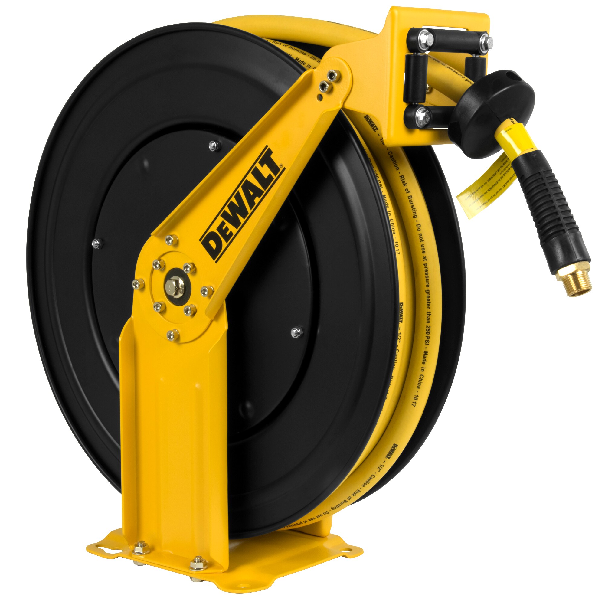 DEWALT 1/2 In. x 50 Ft. Double Arm Auto Retracting Air Hose Reel DEWALT 1/2 In. x 50 Ft. Double Arm Auto Retracting Air Hose Reel - Image 3