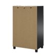 Ameriwood Home Callahan 23.69-in W x 39.25-in H Wood Composite Obsidian Black Freestanding Utility Storage Cabinet Ameriwood Home Callahan 23.69-in W x 39.25-in H Wood Composite Obsidian Black Freestanding Utility Storage Cabinet