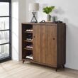 ACME FURNITURE Waina 46-in x 47-in H Plastic Oak Freestanding Utility Storage Cabinet