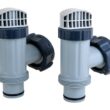 Intex Above Ground Plunger Valves with Gaskets & Nuts Replacement Part (12 Pack)