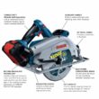 Bosch Profactor 18-volt 7-1/4-in Cordless Circular Saw Kit Circular Saw (1-Battery and Charger Included)