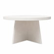 Queer Eye Liam Round Coffee Table, Plaster