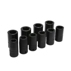 URREA 3/4" Drive 6-Point Deep Impact Socket 10PC