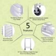 GZMR 38.2-in-Drawer Rack Utility Cart