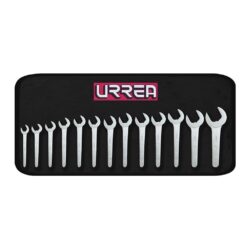 URREA 13-Piece Set Standard (SAE) Standard Open End Wrench Includes Soft Case