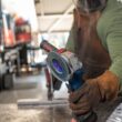 Bosch PROFACTOR 5-in 18-volt Paddle Switch Brushless Cordless Angle Grinder(Charger Included and 1-Battery)