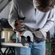 Bosch PROFACTOR 5-in 18-volt Paddle Switch Brushless Cordless Angle Grinder(Charger Included and 1-Battery)