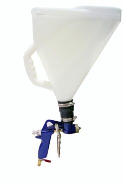 Bon Tool Gun and Hopper with 2 Gallon Capacity White Hopper