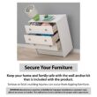 Ameriwood Home Winthrop 29.7-in x 71.9-in H Wood Composite Ivory Pine Freestanding or Wall-mount Utility Storage Cabinet