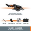WORX Nitro 20-volt Max 4-1/2-in Cordless Compact Saw Circular Saw WORX Nitro 20-volt Max 4-1/2-in Cordless Compact Saw Circular Saw