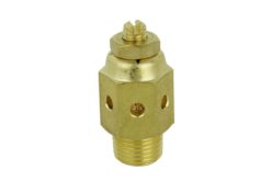 Milton Speed Control Exhaust Muffler, 1/8” MNPT - 40 Micron Sintered Bronze Silencer/Diffuse Air and Noise Reducer - Box of 25