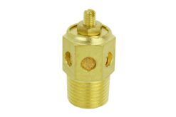Milton Speed Control Exhaust Muffler, 1/2” MNPT - 40 Micron Sintered Bronze Silencer/Diffuse Air and Noise Reducer - Box of 10