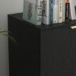 FUFU&GAGA Storage Cabinet 62.9-in W x 27.5-in H Wood Composite Black Freestanding Utility Storage Cabinet