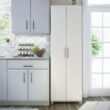 Ameriwood Home Camberly 15.38-in W x 74.32-in H Wood Composite Magnolia Oak Freestanding Utility Storage Cabinet