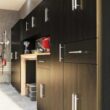 Ameriwood Home Camberly 54-in W x 20.31-in H Wood Composite Black Oak/Nightfall Oak Wall-mount Utility Storage Cabinet