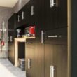 Ameriwood Home Camberly 35.68-in W x 74.31-in H Wood Composite Black Oak/Nightfall Oak Freestanding Utility Storage Cabinet