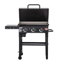 Char-Griller Flat Iron 3-Burner Griddle 3-Burner Liquid Propane Flat Top Grill
