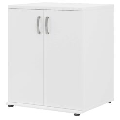 Bush Business Furniture Universal Storage 28.3464-in W x 33.9763-in H Wood Composite White Freestanding Utility Storage Cabinet