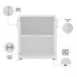 Bush Business Furniture Universal Storage 28.3464-in W x 33.9763-in H Wood Composite White Freestanding Utility Storage Cabinet