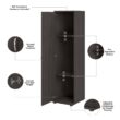 Bush Business Furniture Universal Storage 15.6692-in W Wood Composite Utility Storage Cabinet