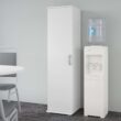 Bush Business Furniture Universal Storage 15.6692-in W x 61.811-in H Wood Composite White Freestanding Utility Storage Cabinet