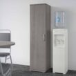Bush Business Furniture Universal Storage 15.6692-in W x 61.811-in H Wood Composite Platinum Gray Freestanding Utility Storage Cabinet