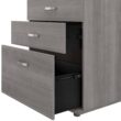 Bush Business Furniture Universal Storage 28.3464-in W x 33.9763-in H Wood Composite Platinum Gray Freestanding Utility Storage Cabinet